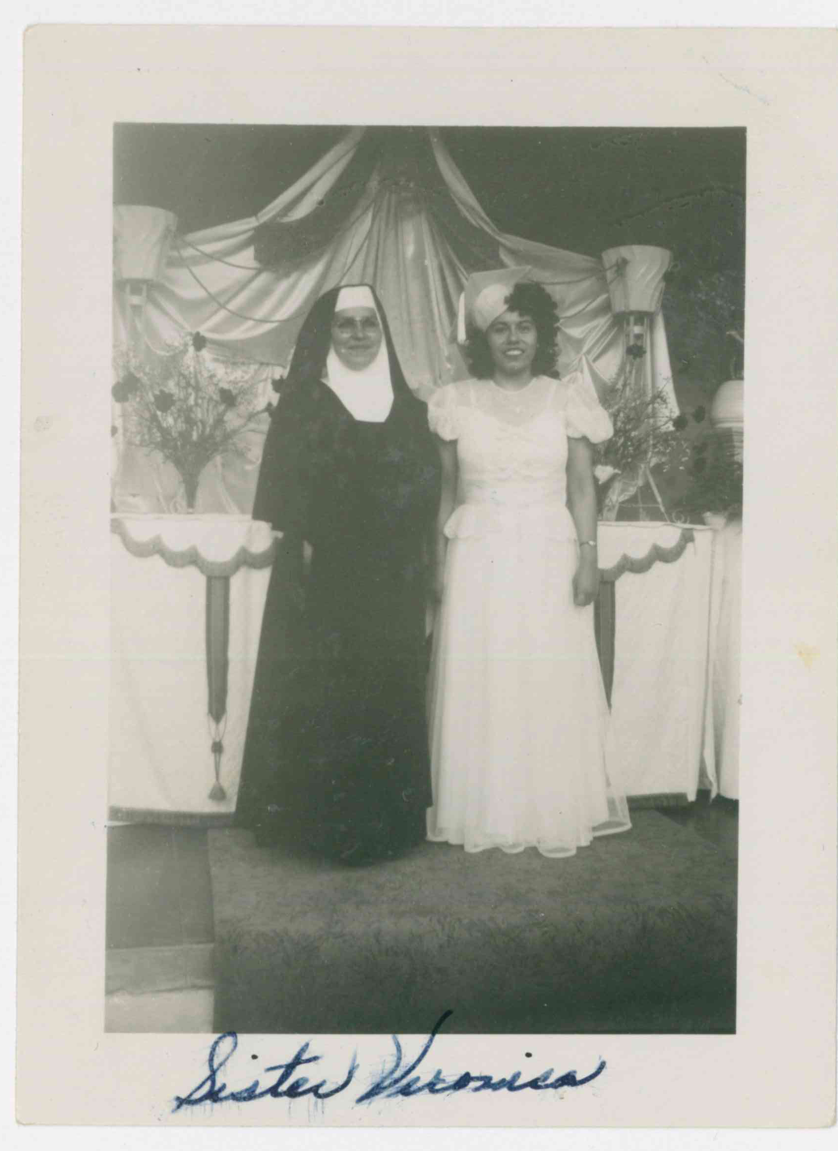 "Primarosa" Lucile Perez with a sister