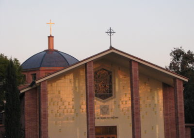 St. Joseph Chapel Exterior Sunset