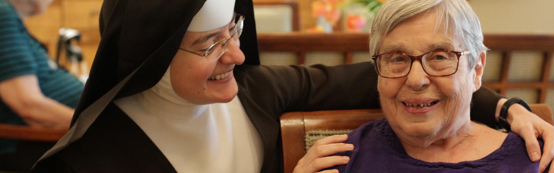 Sister with Resident